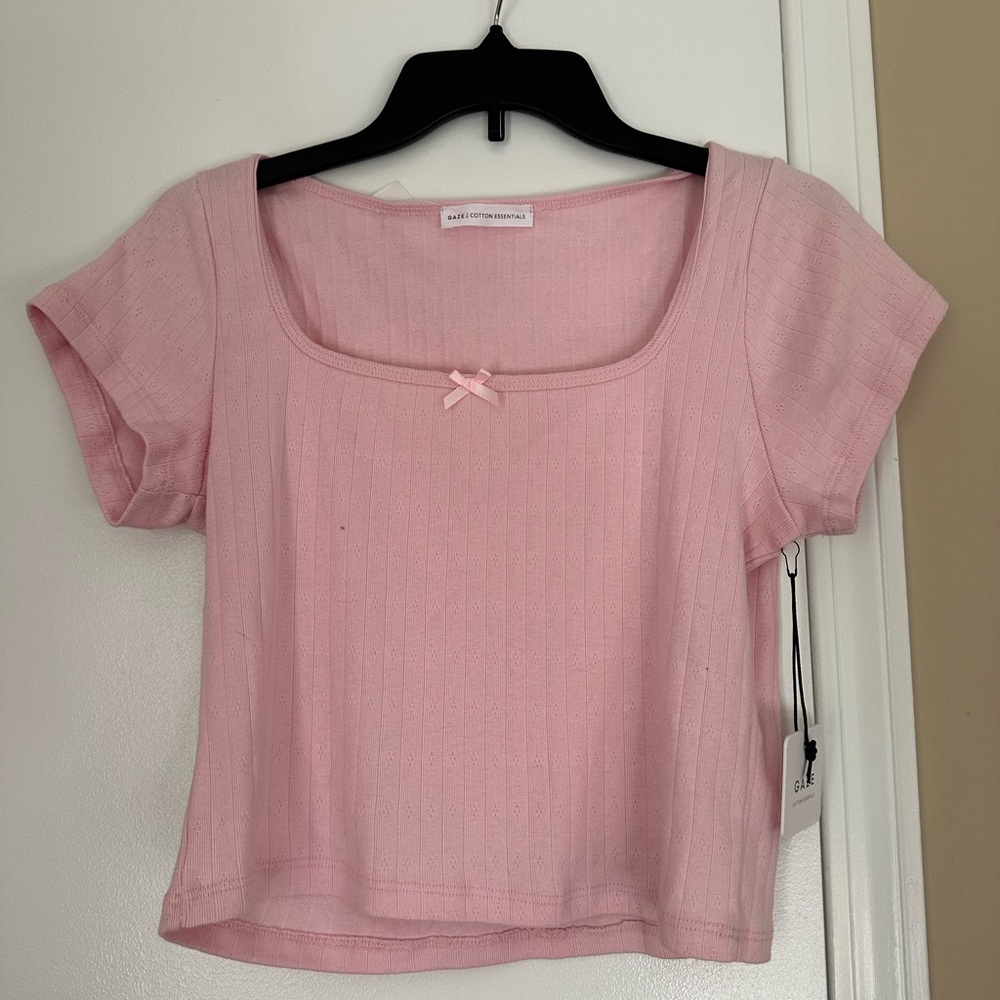 Pink Short Sleeve Top NWT